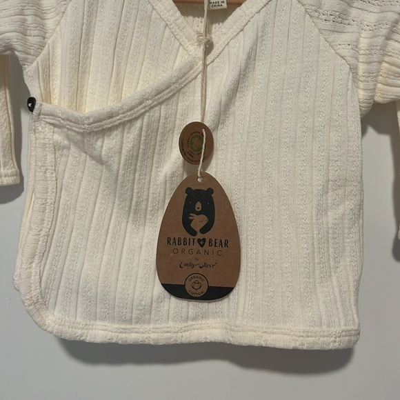 Rabbit & Bear Organic Cream Kids Sweater Set - Picture 3 of 6